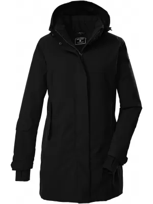 Női parka KILLTEC KOW 20 FEKETE