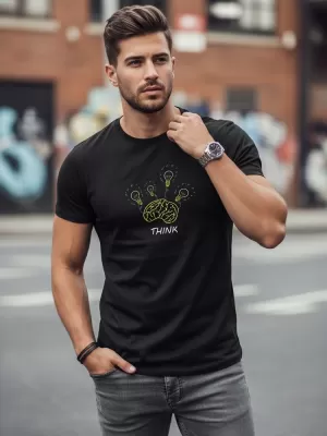Férfi póló DSTREET NX0149R-BK FEKETE