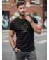 Férfi póló DSTREET NX0149R-BK FEKETE