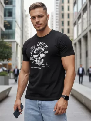 Férfi póló DSTREET RX5381 FEKETE