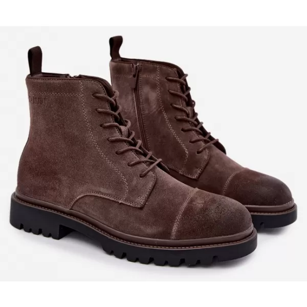  Férfi bokacsizma BIG STAR SHOES UU174220 FEKETE 