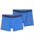 Férfi boxerek PUMA MEN GRAPHICAL PRINT BOXERS 2P 94780404 KÉK KOMBÓ