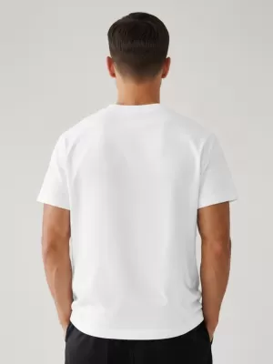 Férfi póló DSTREET NX1013R-WH-O FEHÉR