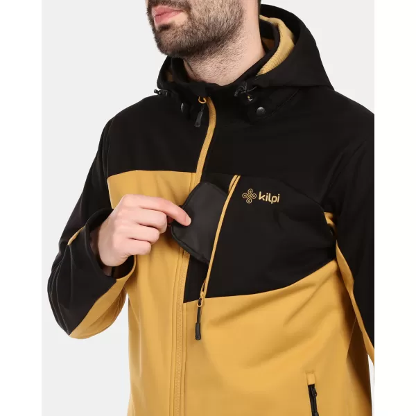  Férfi softshell kabát KILPI ONTAVIO-M 1M0112KI ARANYSÁRGA 
