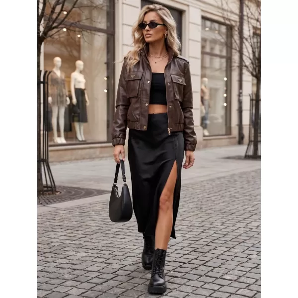  Női kabát DSTREET TY5872 BARNA 