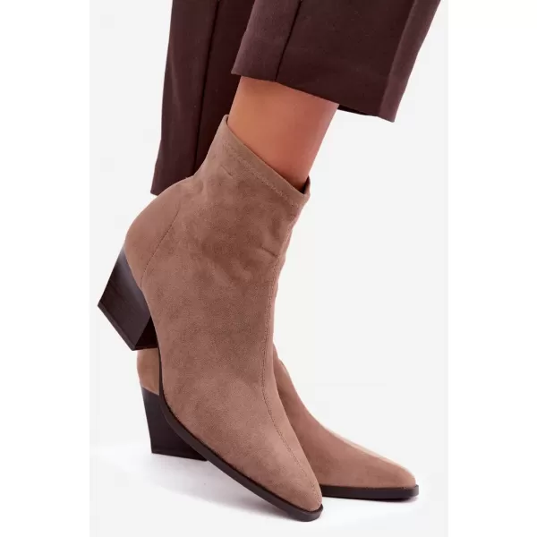  Női bokacsizma BOTO D-209 BROWN BARNA 