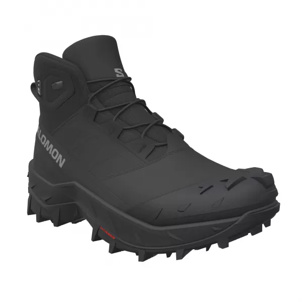  Férfi cipők SALOMON CROSSTRAK WATERPROOF L47570200 FEKETE/FEKETE/ASZFALT 