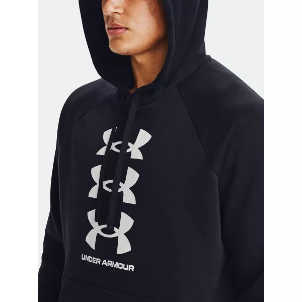  Férfi pulóver UNDER ARMOUR RIVAL FLC MULTILOGO HD 1357094-001 FEKETE 