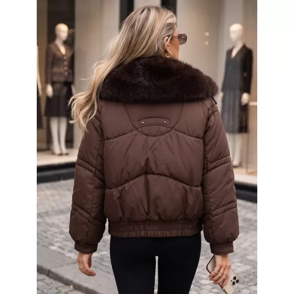  Női kabát DSTREET TY6006 BARNA 