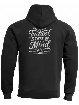 Férfi pulóver PENTAGON PHAETON HOOD STATE OF MIND K09021-ST FEKETE