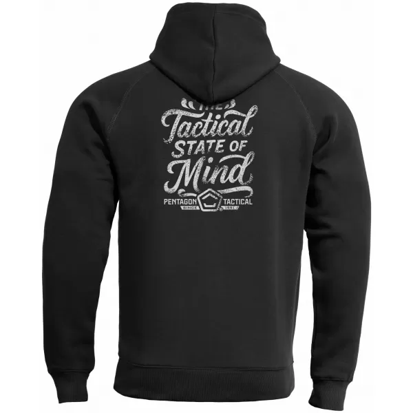  Férfi pulóver PENTAGON PHAETON HOOD STATE OF MIND K09021-ST FEKETE 