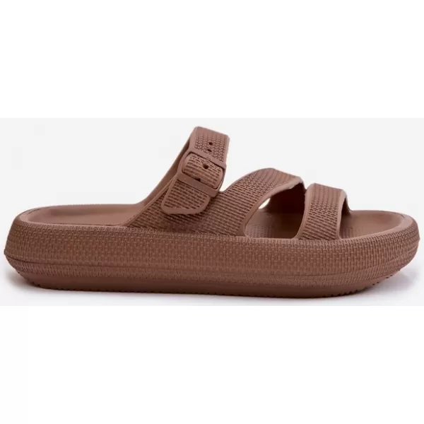  Női papucs BIG STAR SHOES 42155-19 BARNA/BÉZS 