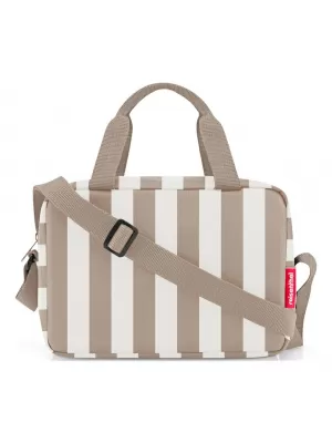 Termikus táska REISENTHEL COOLERBAG TO-GO SUMMERSTRIPES KÁVÉ