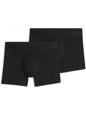 Férfi boxerek PUMA MEN SHINE ELASTIC BOXERS 2P 94780602 FEKETE