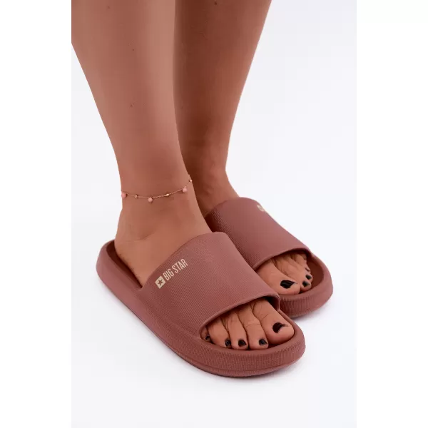  Női papucs BIG STAR SHOES UU274088 VÖRÖS ÁRNYALATAI 