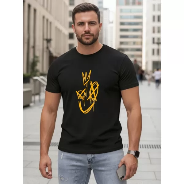  Férfi póló DSTREET NX0138R-BK FEKETE 