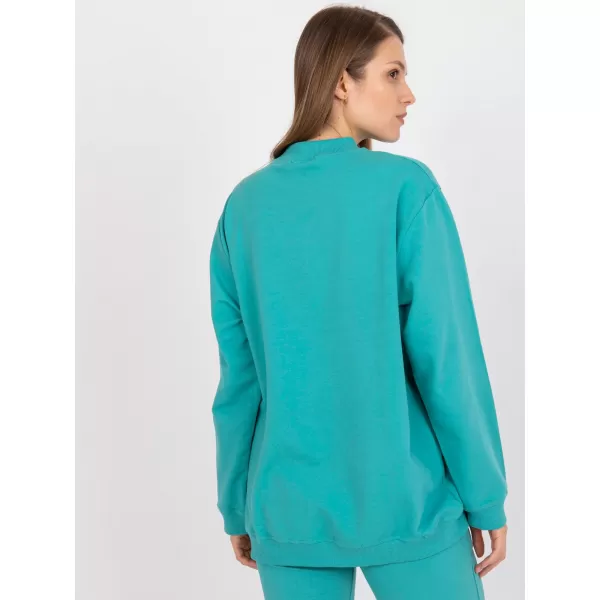  Női pulóver BASIC FEEL GOOD AP-BL-A-R001 TÜRKIZ 