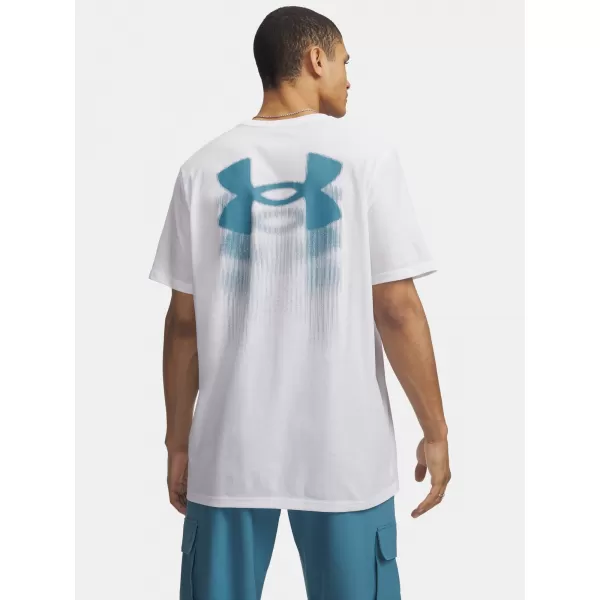  Férfi póló UNDER ARMOUR M BLUR LOGO SS 6009245-100 FEHÉR 