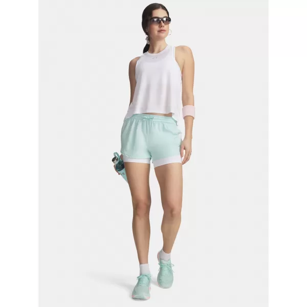  Női rövidnadrág UNDER ARMOUR UA VELOCITI PRO 4IN 2N1 SHORT 6009610-703 ZÖLD 