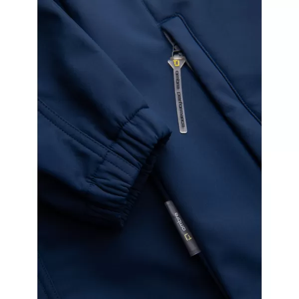  Férfi softshell kabát OMBRE C581 SÖTÉTKÉK 