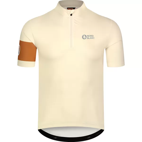  Férfi kerékpáros mez NORDBLANC CAMEL NBSMF8079 BÉZS 