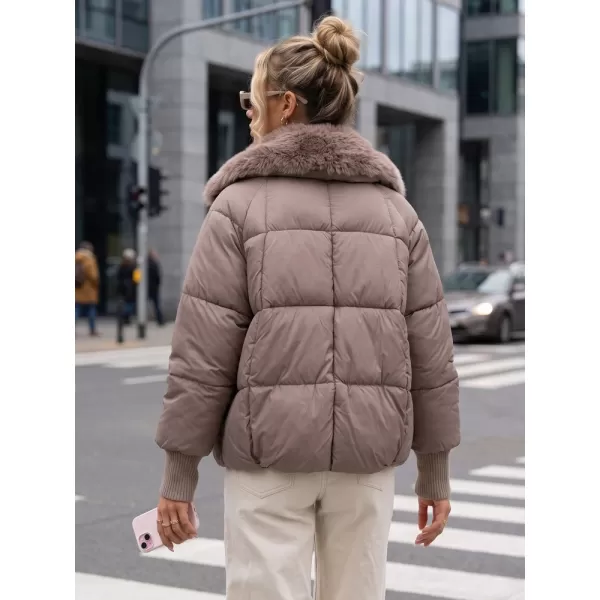  Női kabát DSTREET TY5820 BARNA 