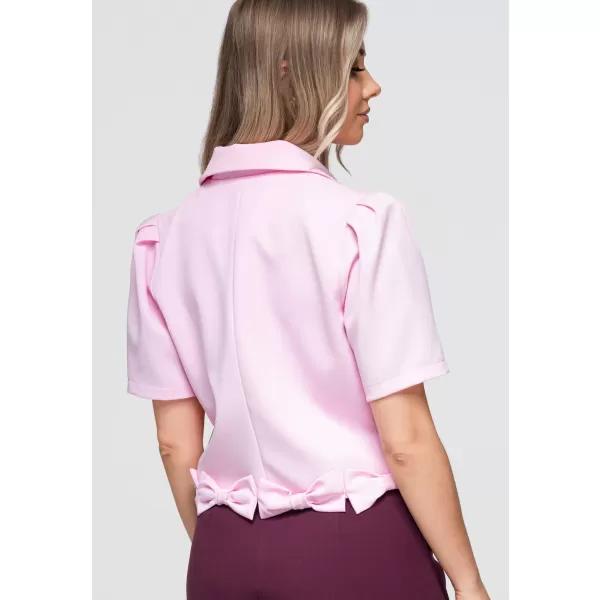  Női kabát OMBRE OW-BL-E0002 RÓZSASZÍN 
