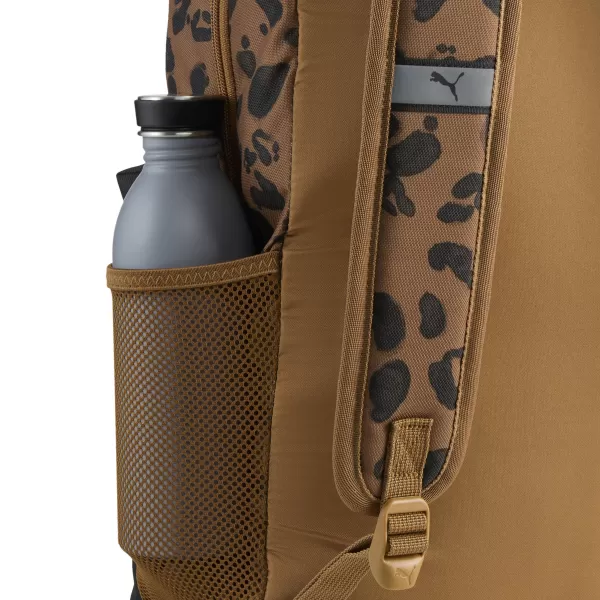  Hátizsák PUMA PHASE AOP BACKPACK 09116916 PUMA FEKETE/KONA BARNA/LEOPÁRD AOP 