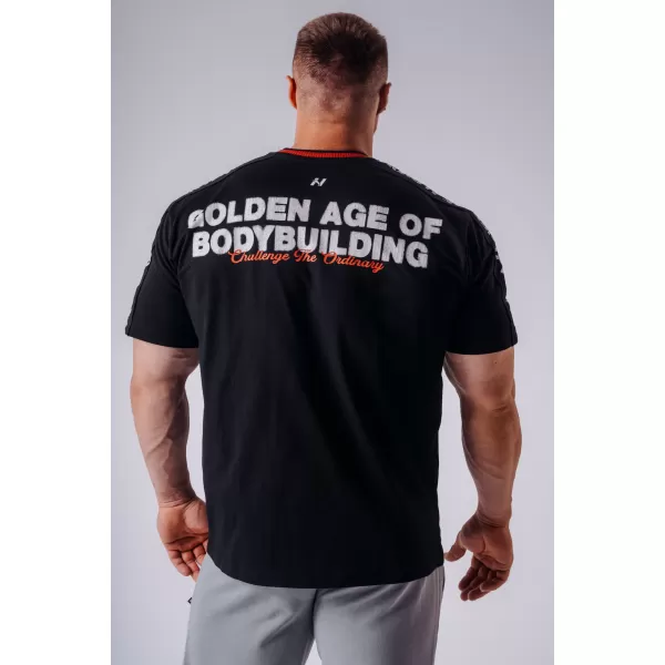  Férfi pólók NEBBIA OLYMPIA MUSCLE COVER 942 FEKETE 