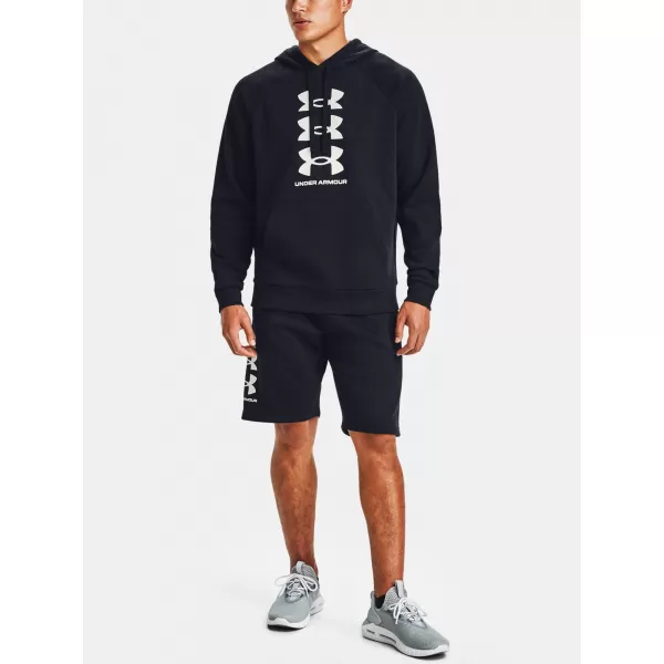  Férfi pulóver UNDER ARMOUR RIVAL FLC MULTILOGO HD 1357094-001 FEKETE 