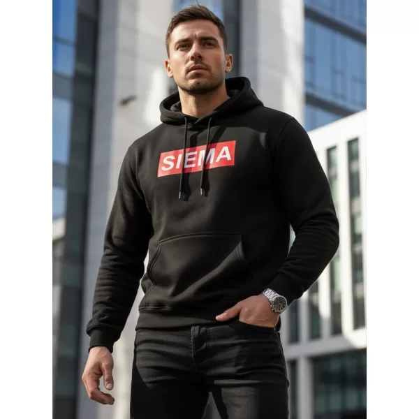  Férfi pulóver DSTREET NX0031B-BK FEKETE 