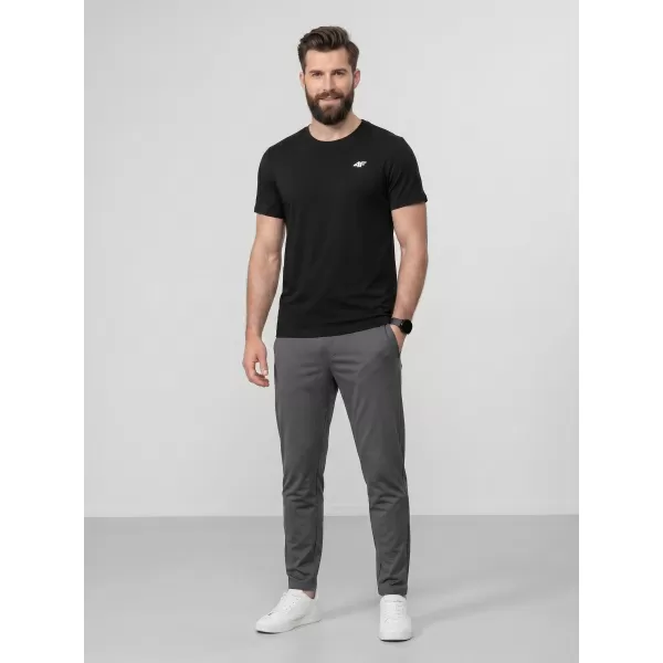 Férfi póló 4F WAW25TTSHM2373 MÉLYFEKETE 