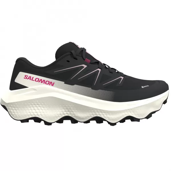  Női cipők SALOMON ULTRA FLOW 2 GORE-TEX L49299500 FEKETE/HAJNALRÓZSASZÍN/VANÍLIA JÉG 
