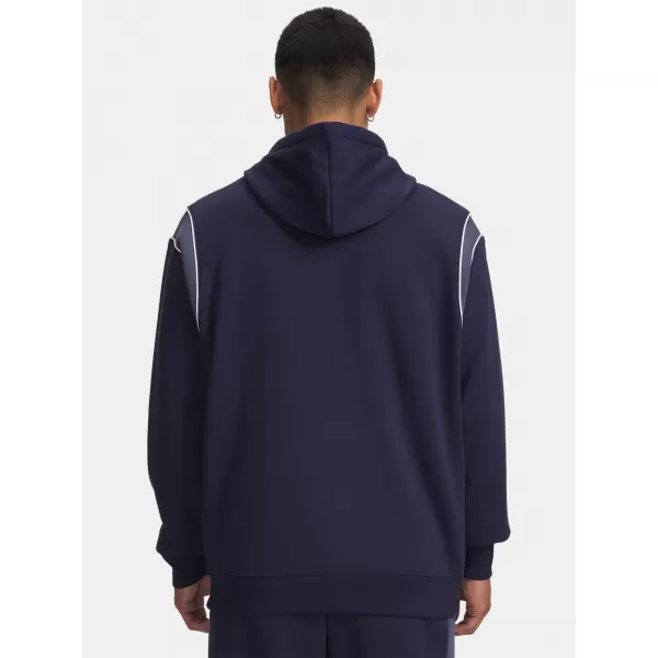  Férfi pulóver UNDER ARMOUR RIVAL FLEECE NOV HOODIE 6009353-410 KÉK 