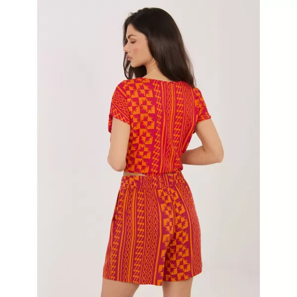  Női rövidnadrág SUBLEVEL D73771M62489KD NARANCS 