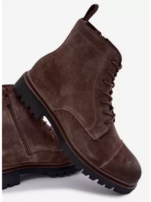 Férfi bokacsizma BIG STAR SHOES UU174220 FEKETE