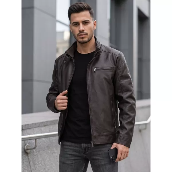  Férfi dzseki DSTREET TX5148 BARNA 