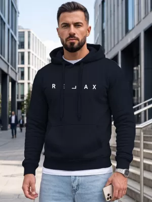 Férfi pulóver DSTREET NX0001BX-25-09 SÖTÉTKÉK