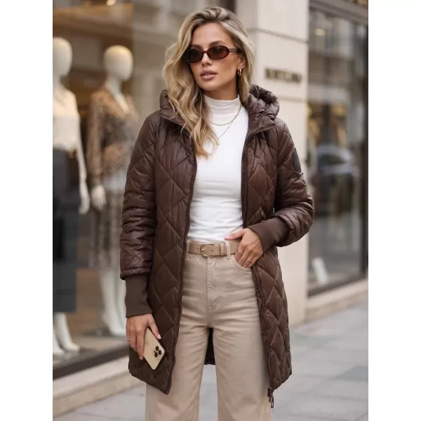  Női kabát DSTREET TY5862 BARNA 
