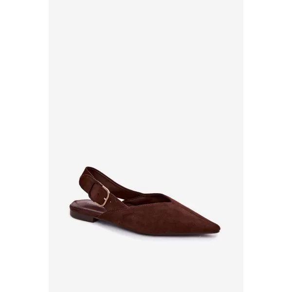  Női balerinák BOTO 9755 BARNA 