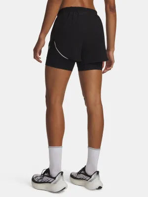 Női rövidnadrág UNDER ARMOUR UA VELOCITI PRO 6IN 2N1 SHORT 6010885-008 FEKETE