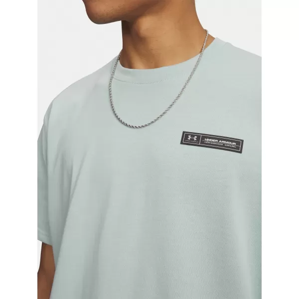  Férfi póló UNDER ARMOUR HW ARMOUR LABEL SS 1382831-477 KÉK 