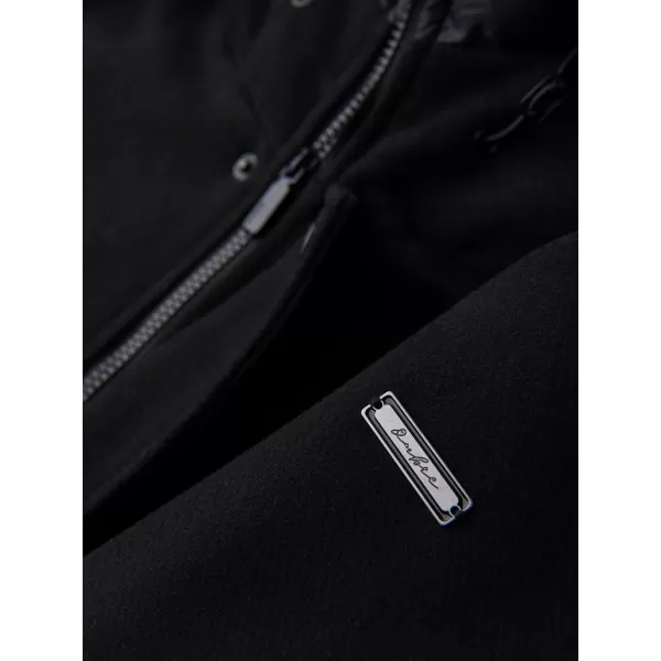  Férfi parka OMBRE OM-COWC-0161 FEKETE 