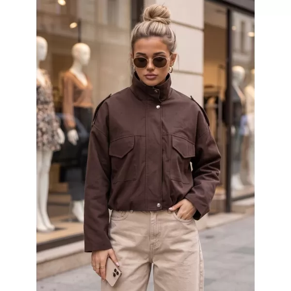  Női kabát DSTREET TY6089 BARNA 