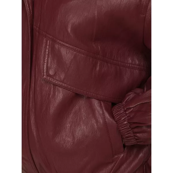  Női kabát DSTREET TY6069 BURGUNDIA 