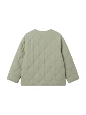 Lány steppelt kabát URBAN CLASSICS UCK7175-03259 LÁGY SALVIA