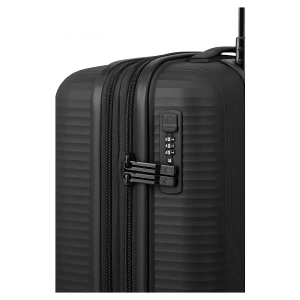  Bőrönd TRAVELITE AIR STRIPE 4W S EXP FEKETE 