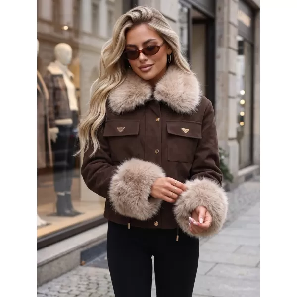  Női kabát DSTREET TY5705 BARNA 