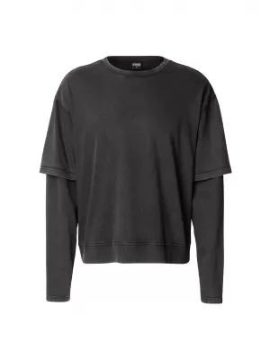 Férfi póló URBAN CLASSICS TB8410-00007 FEKETE