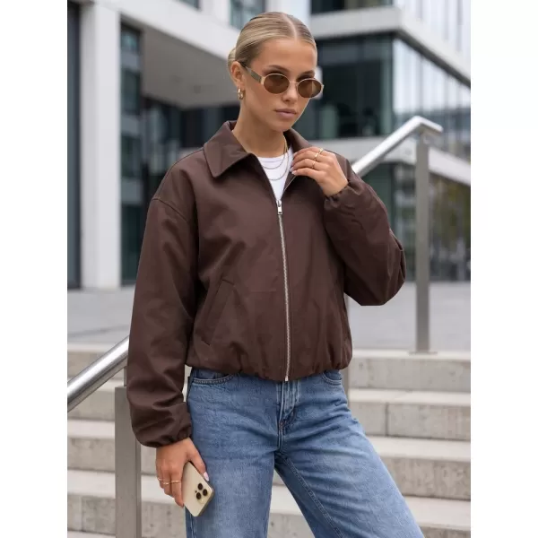  Női kabát DSTREET TY5957 BARNA 